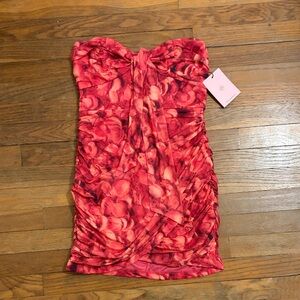 Hello Molly Red Floral Mini Dress